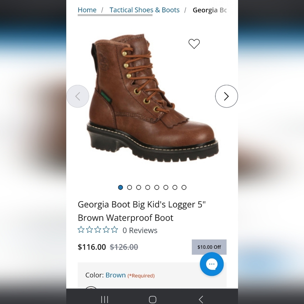 Georgia Boots Boys - Picture 7 of 7